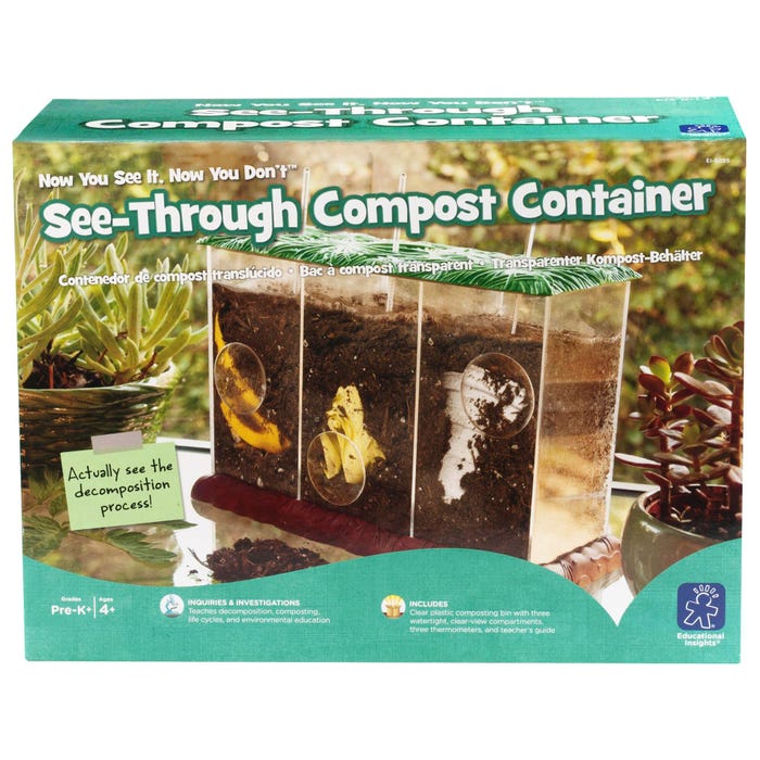 Educational Insights See-Through Compost Container