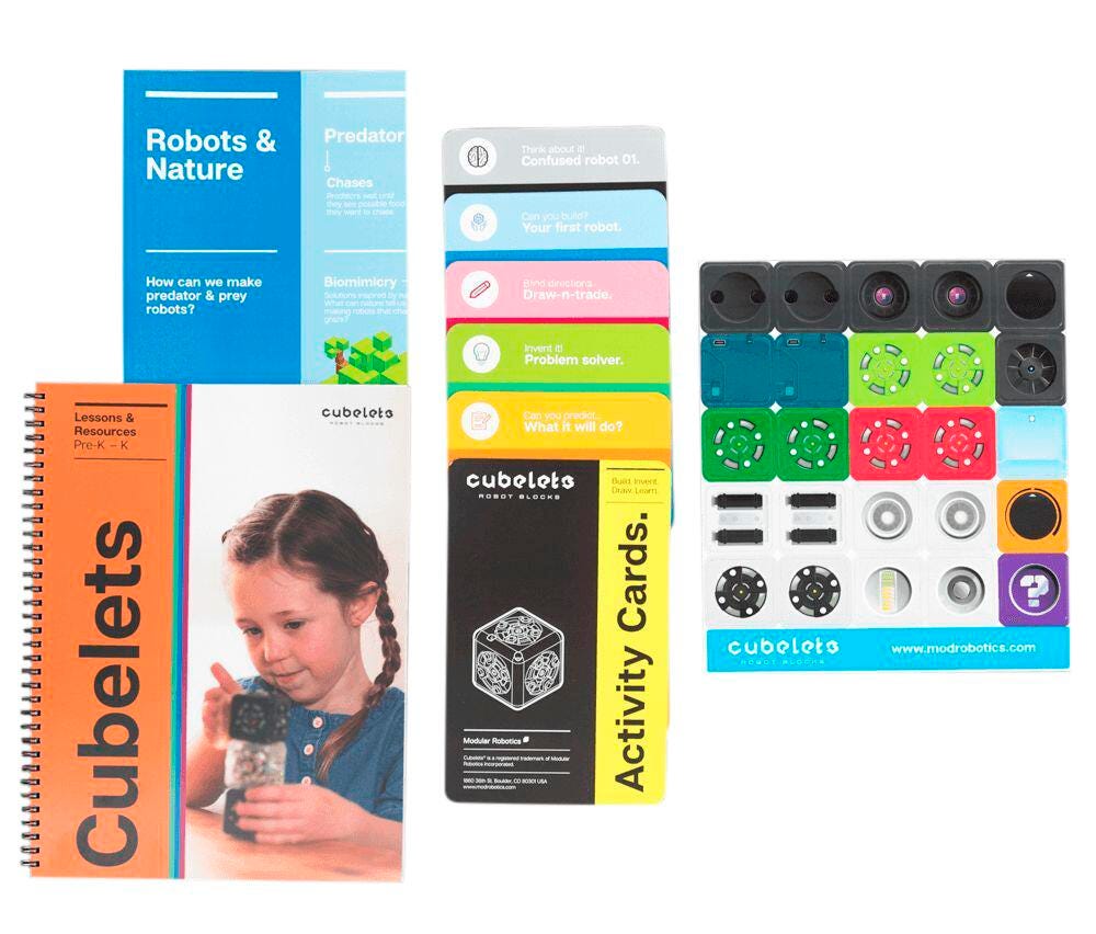 Image for Cubelets Lesson Plan Bundle, LaunchPad Edition, Grades Pre-K to K from School Specialty