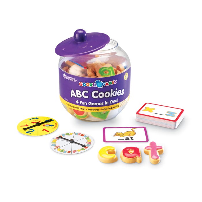 Learning Resources Goodie Games ABC Cookies, 89 Pieces