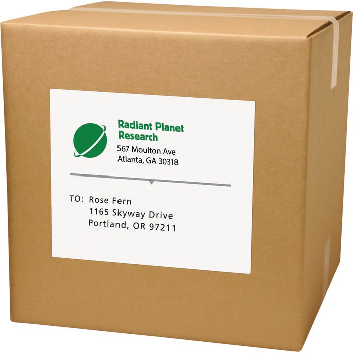 Avery Bulk Shipping Labels, 8-1/2 x 11 Inches, White, Pack of 500