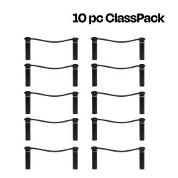 Bouncyband for School Desks, Pack of 10, Black