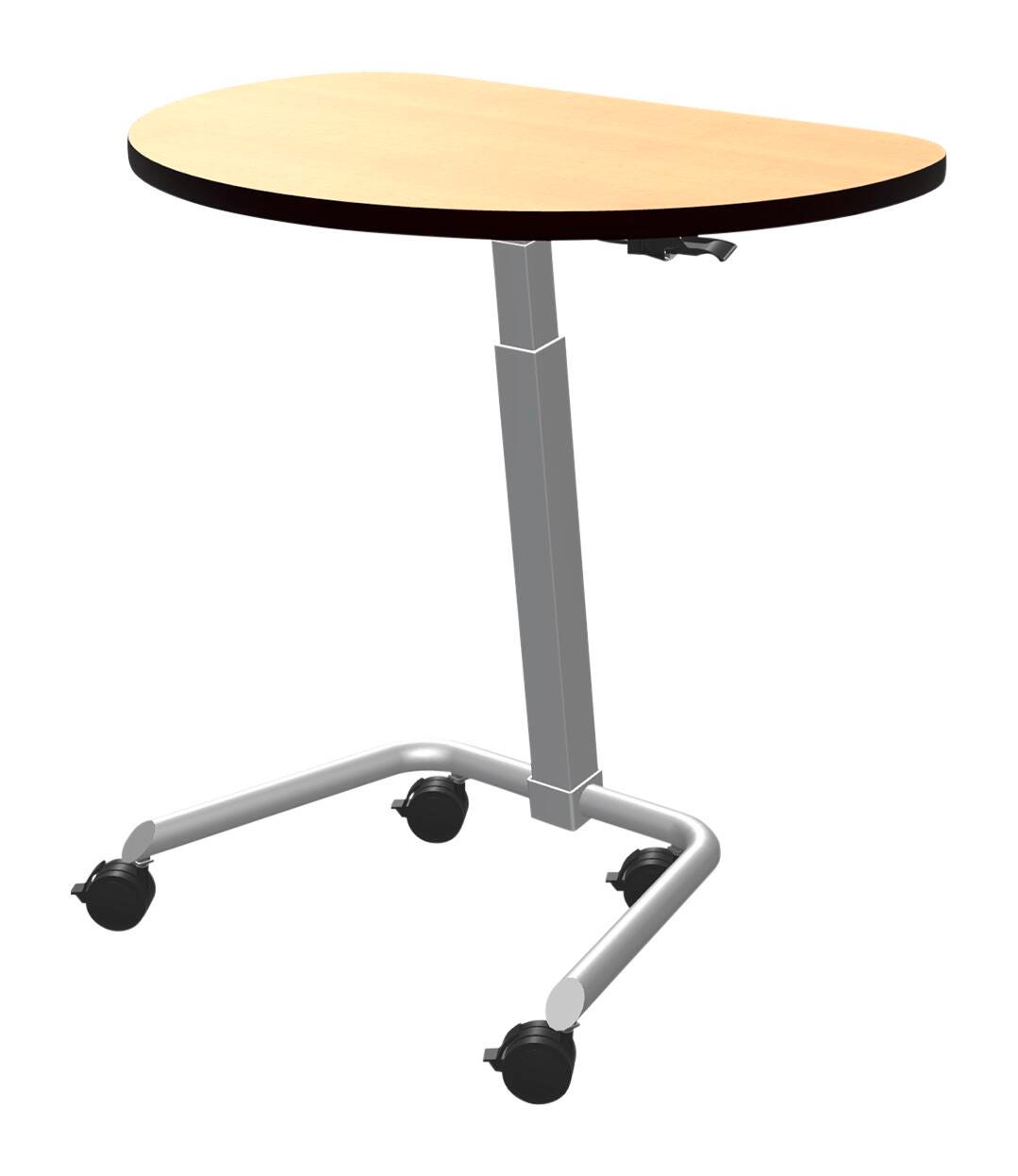 Image for Classroom Select NeoClass Teacher Conference Table, Height Adjustable, Semi-Round Shape 36 x 28 x 42 Inches from School Specialty