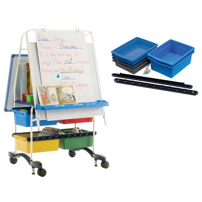 Copernicus Royal Reading/Writing Center with Tub Upgrades, 31-1/2 x 32 x 56-1/2 Inches