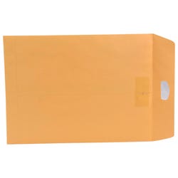 Image for School Smart Multi Tak Clasp Envelopes, 9 x 12 Inches, Kraft Brown, Box of 100 from School Specialty