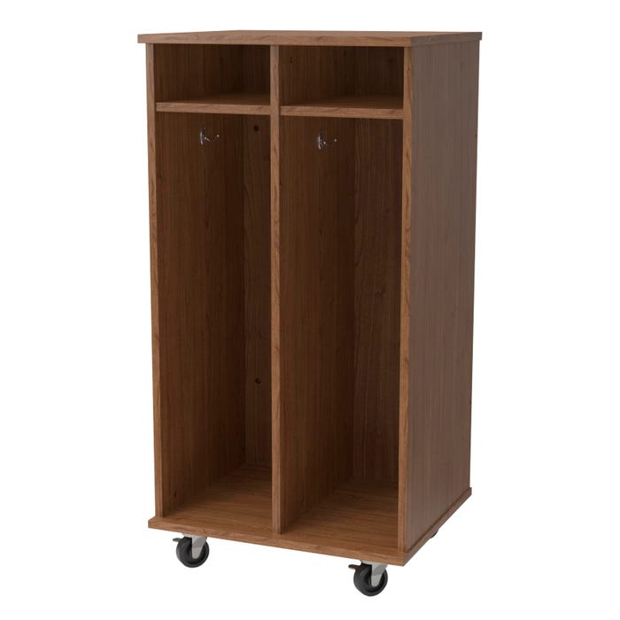 Classroom Select Expanse Series Mobile Locker Cubbies with Top Shelves
