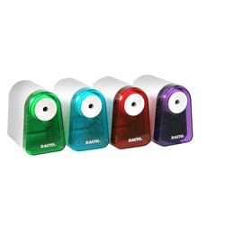 X-ACTO Mighty Mite Battery Operated Pencil Sharpener, Black 2041497