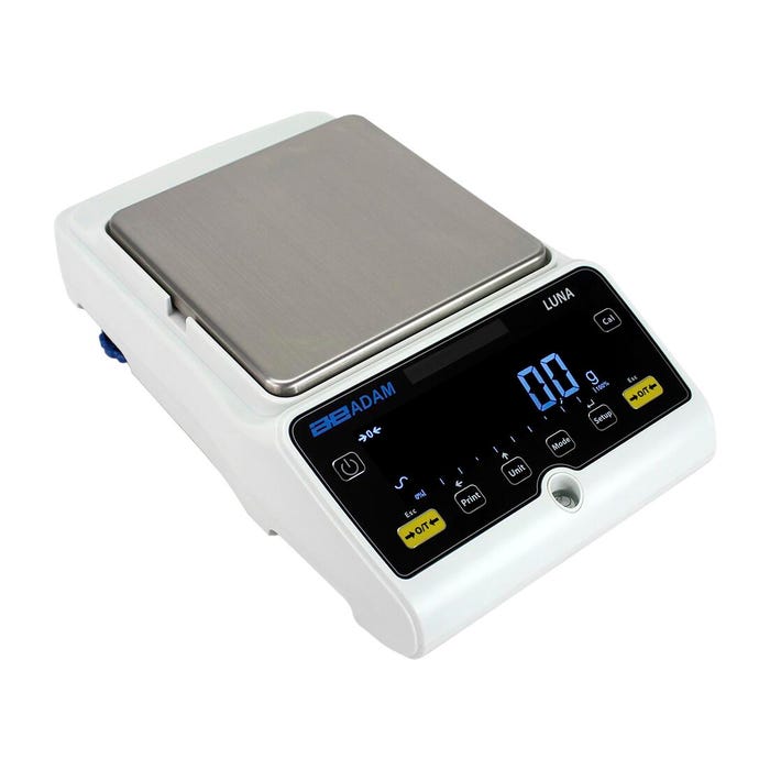 Adam Equipment Luna LBB 12001E Precision Balance, 12000 Gram Capacity, 0.1 Gram Readability, External Calibration