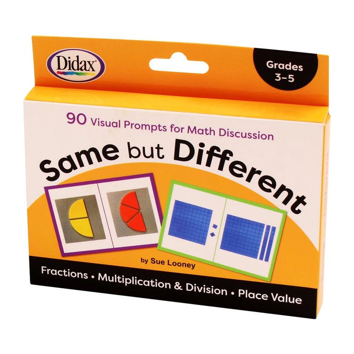 Didax Same But Different Cards, Grades 3 to 5