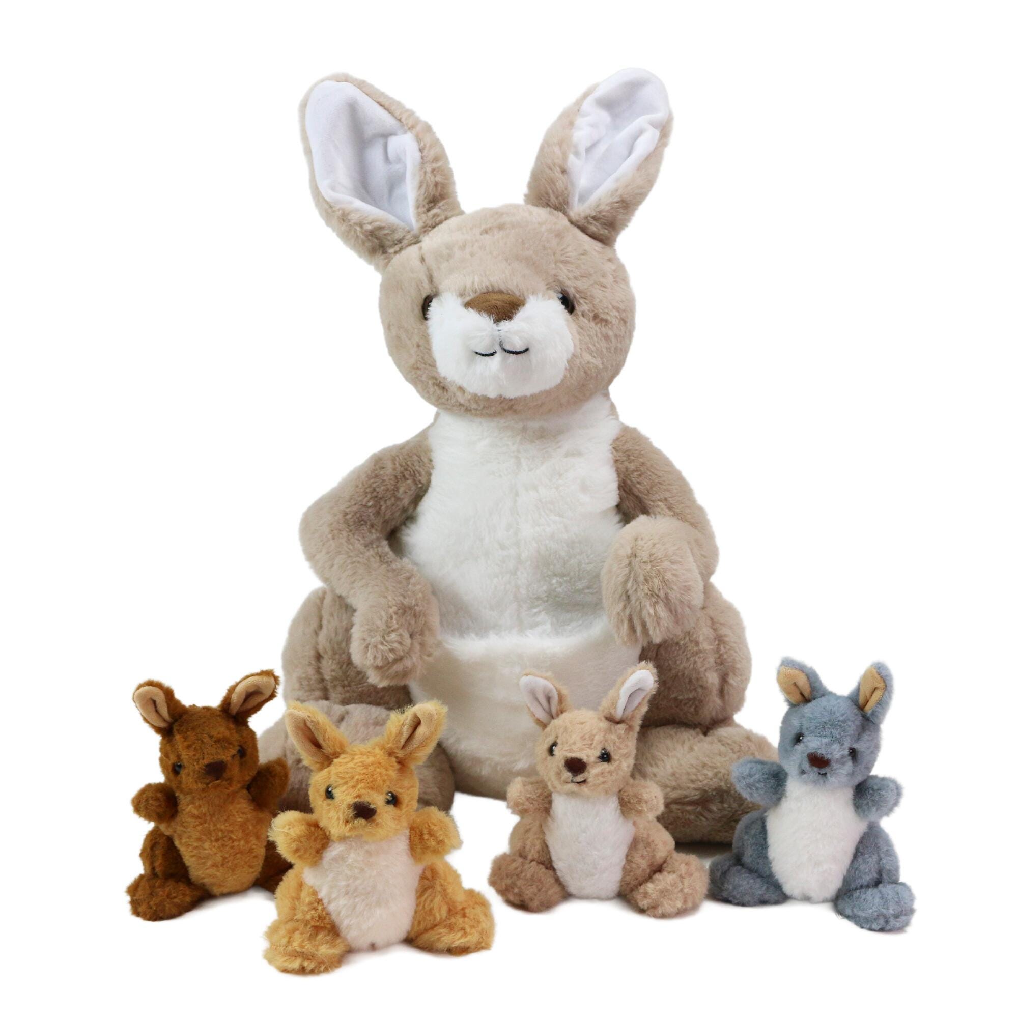 Image for Abilitations Choose a Weighted Plush, Kangaroo with Babies, 7 Pounds from School Specialty