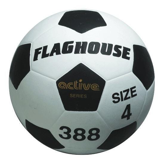 FlagHouse Active Series Rubber Soccer Ball, Size 4 2120360
