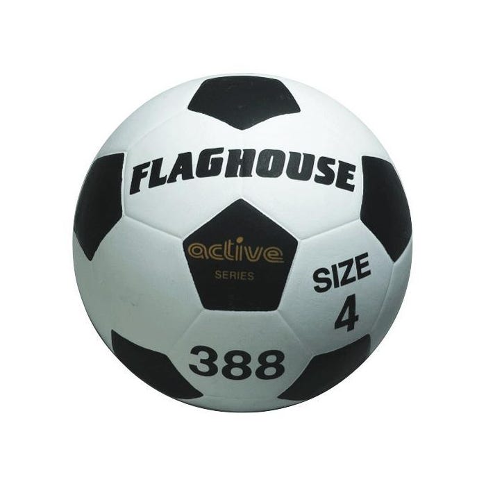 FlagHouse Active Series Rubber Soccer Ball, Size 4