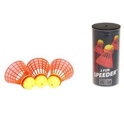 Image for Speedminton Fun Speeder, Tube of 3 Shuttles from School Specialty