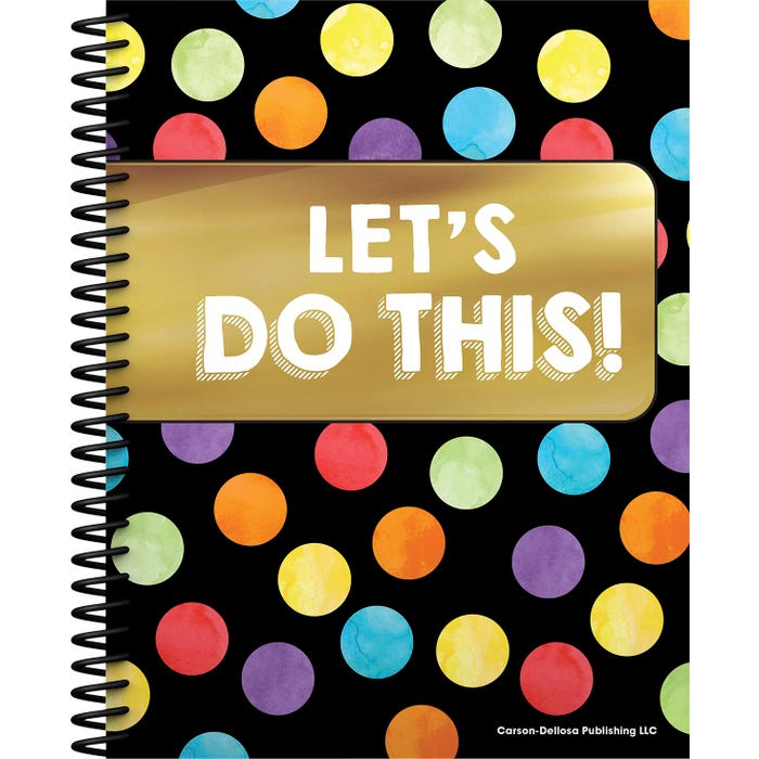 Carson Dellosa Celebrate Learning Teacher Plan Book, 128 Pages with 46 Stickers