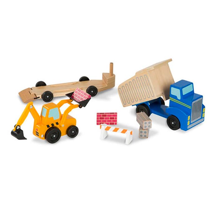Melissa & Doug Wooden Construction Set, 8 Pieces