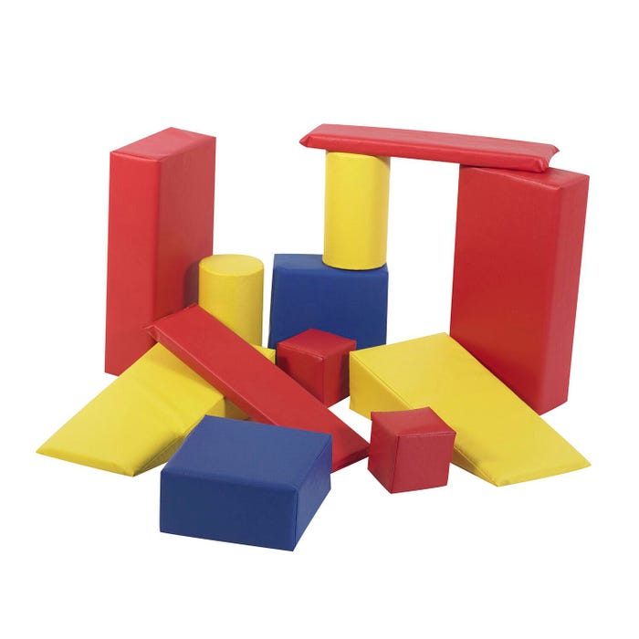 Children's Factory Builder Blocks, Set of 12