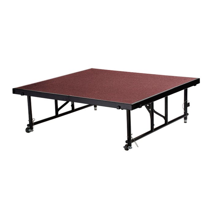 National Public Seating Transfix Portable Stage with Carpet Floor