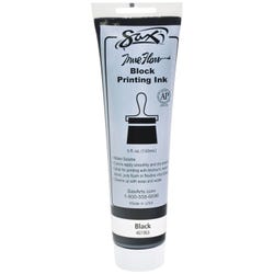 Sax Water Soluble Block Printing Ink, 5 Ounce Tube, Black 461963