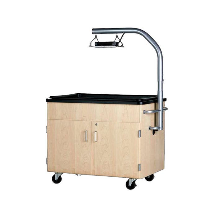 Diversified Woodcrafts Hydroponics Growing Center, 46-3/8 x 29-1/2 x 76-7/8 Inches, High-Performance LED Lighting