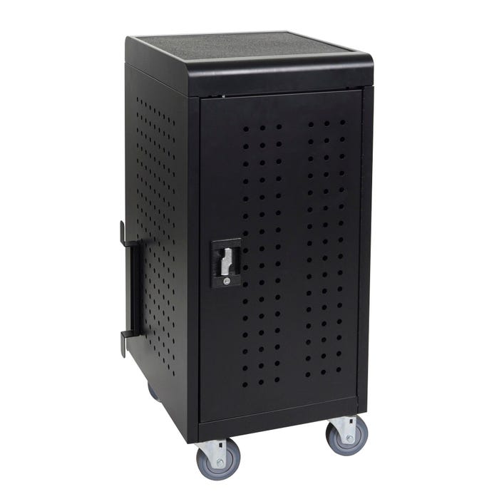 Luxor 24 Tablet and Chromebook Charging Cart, 31-1/8 x 21-1/8 x 40-1/8 Inches