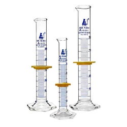 Eisco Labs Measuring Cylinder Set, 10ml, 25ml & 50ml, ASTM, Class A, Item Number 2039973
