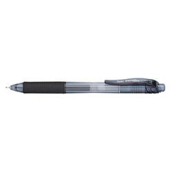 Pentel EnerGel-X Retractable Liquid Gel Pen, 0.5 mm, Black, Pack of 12 1490892