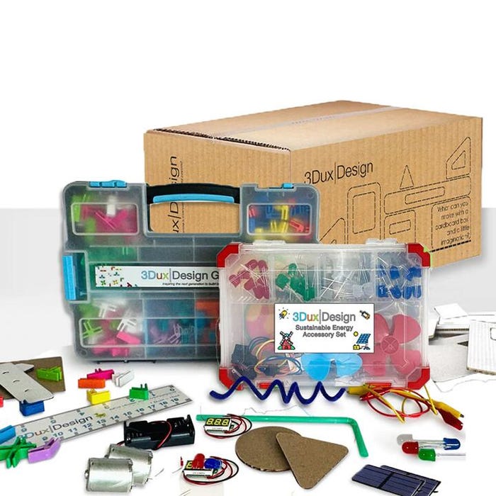 3DuxDesign GOBOX Class Kit and Sustainable Energy Kit, Grades 5-12