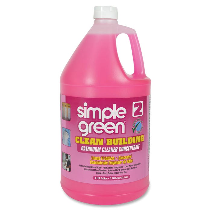 Simple Green Clean Building Bathroom Cleaner Concentrate, 1 Gallon, Unscented