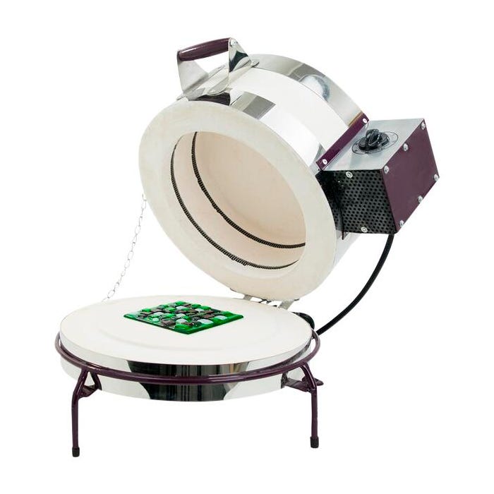 Diamond Tech Fuseworks Craft Kiln, 16 W x 16 D x 7-1/2 H Inches