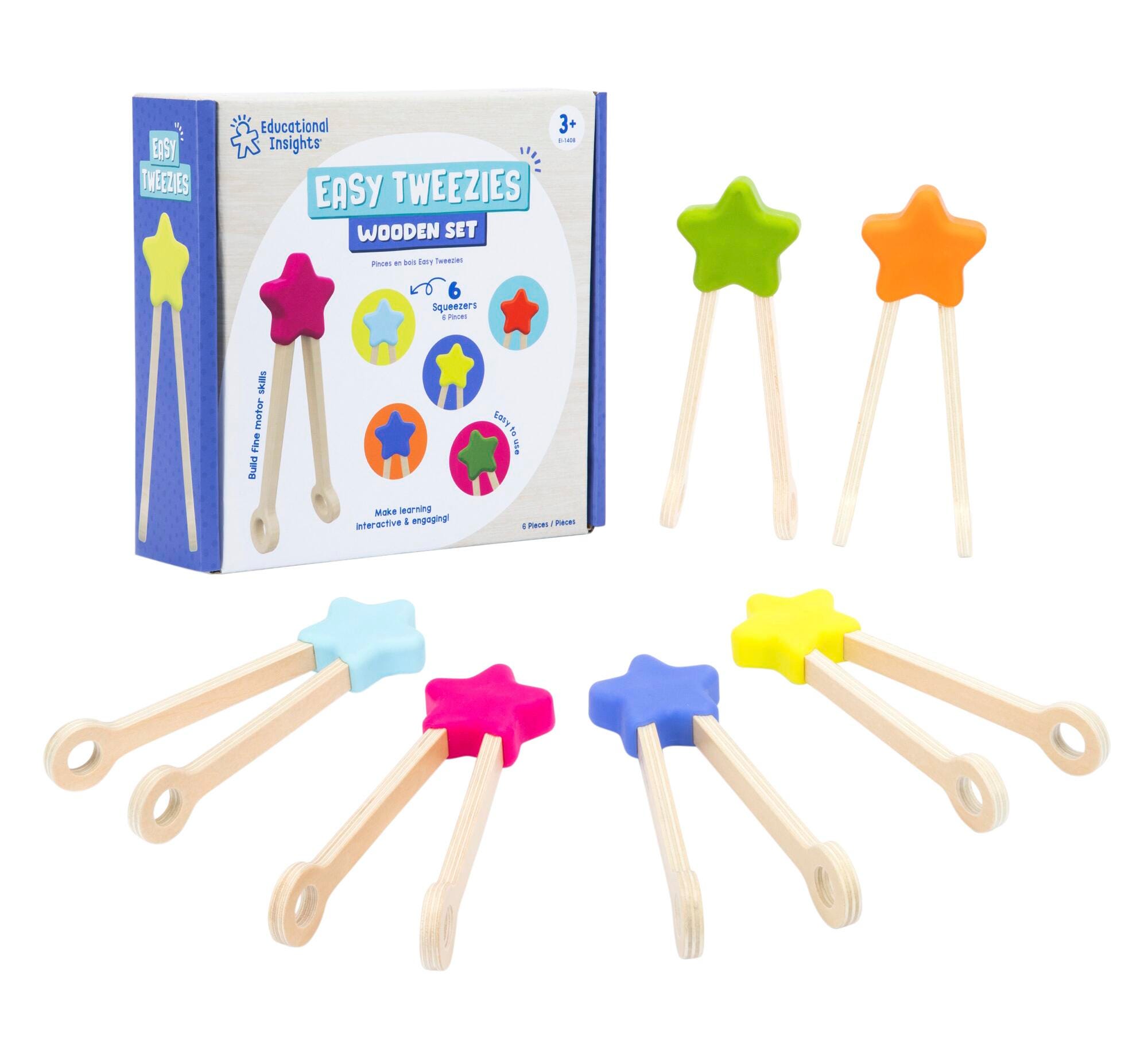 Image for Educational Insights Easy Tweezies Small Group Set, Set of 6 from School Specialty