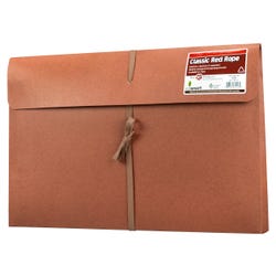 Star Products Cloth Tie Tape Art Portfolio, 18 x 12 x 2 Inches, Red 407416