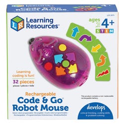 Learning Resources Code & Go Mouse Single, Rechargeable 2147905