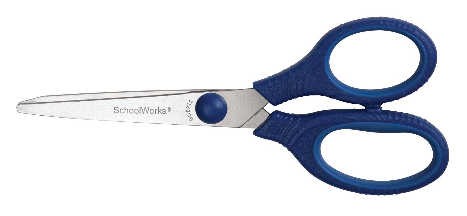 Schoolworks Kids Scissors, 5 Inches, Pointed Tip, Color Will Vary, Item Number 1368405