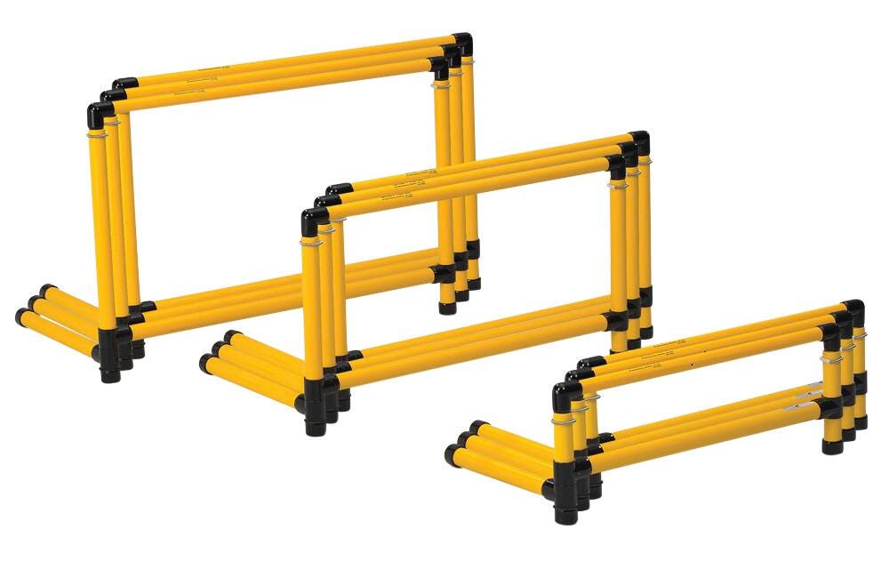 Adjustable Smart Hurdles, 12 to 18 Inches, Set of 3 2124561