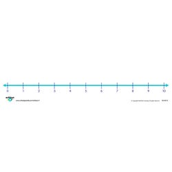 Achieve It! Number Lines 0 to 10, Set Of 10 2129833