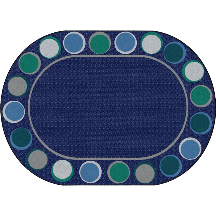 Flagship Carpets Sitting Spots Carpet, Oval