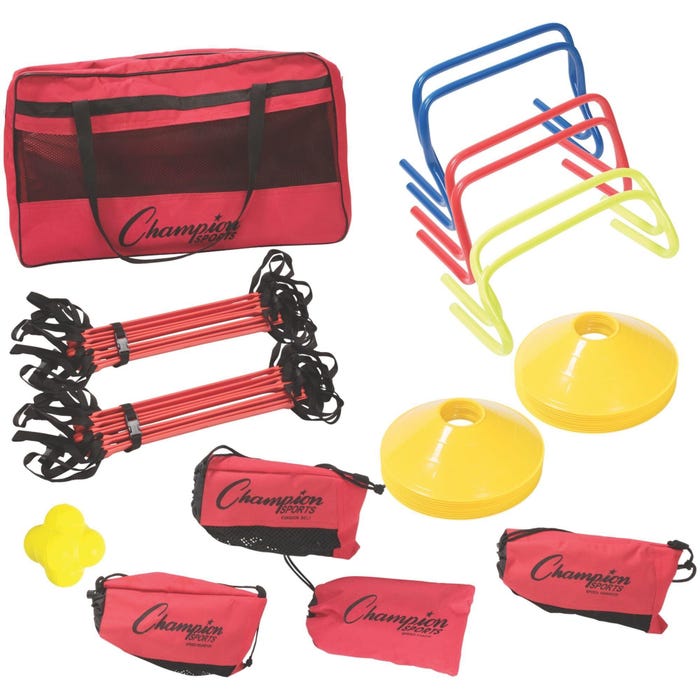 Champion Sports Speed Agility Kit, 24 Pieces