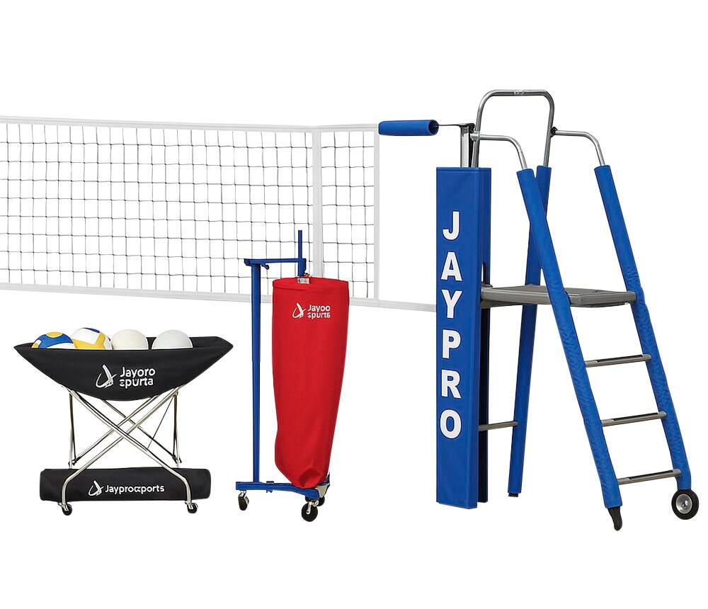 Image for Jaypro Featherlite Volleyball Standard System Red Pad from School Specialty