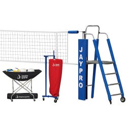 Image for Jaypro Featherlite Volleyball Standard System Red Pad from School Specialty