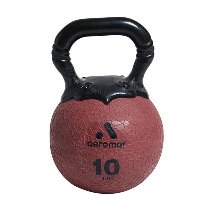 Aeromat Elite 10 Pound Kettlebell, Maroon