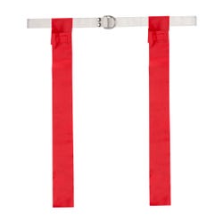 Champion Sports Flag Football Flag Belt, 1 Inch, Red, Set of 12 018783