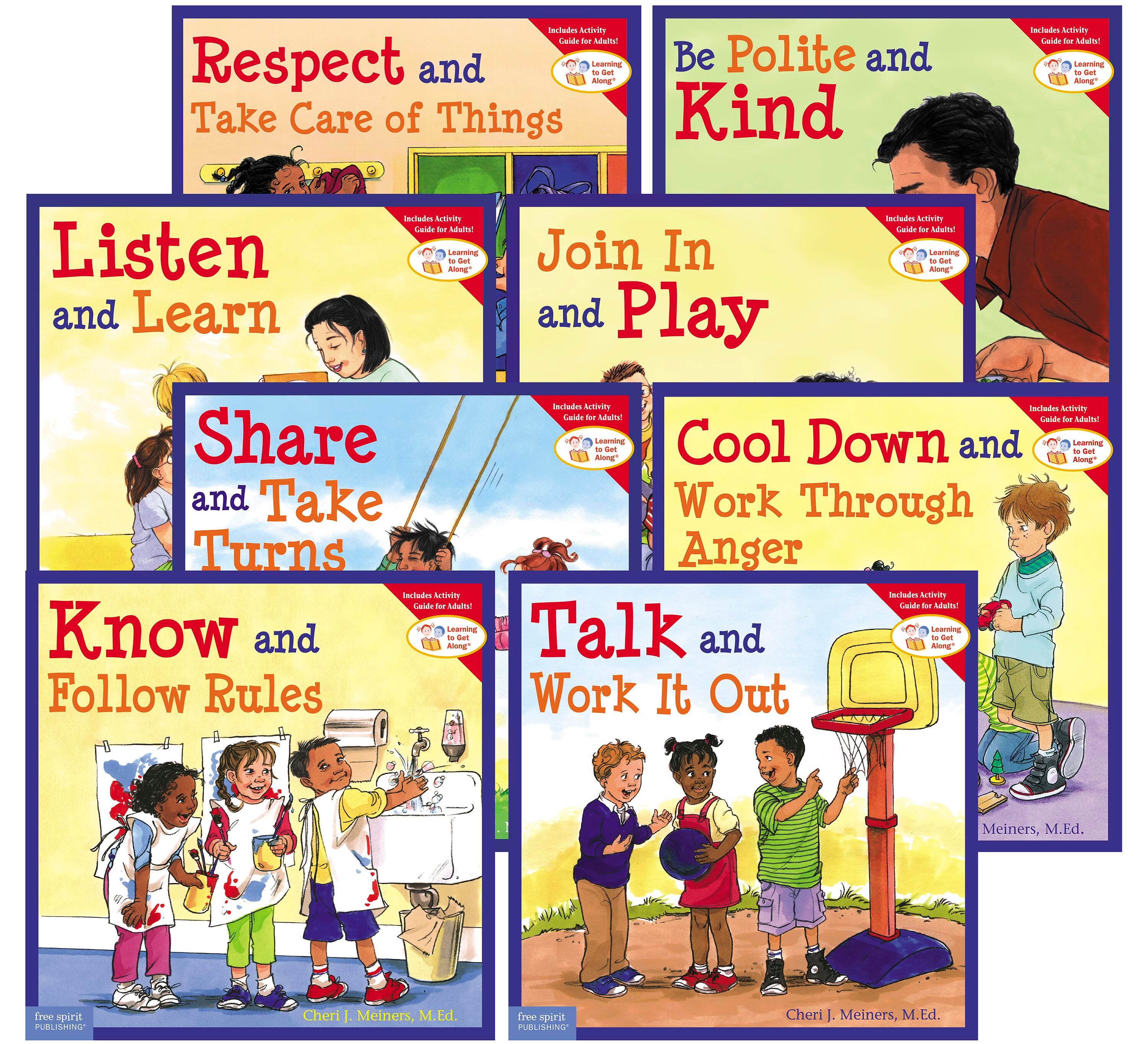 Free Spirit Learning to Get Along Series Paperback English, Set of 8, Item Number 2104051