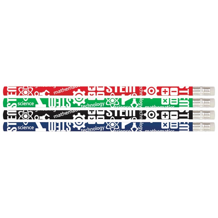 Musgrave Pencil Co. STEM Pencils, Assorted Colors, Pack of 12
