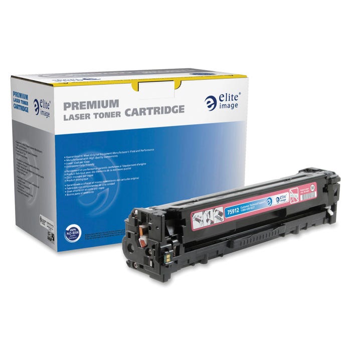 Elite Image Remanufactured Toner Cartridge for HP 213A, Magenta