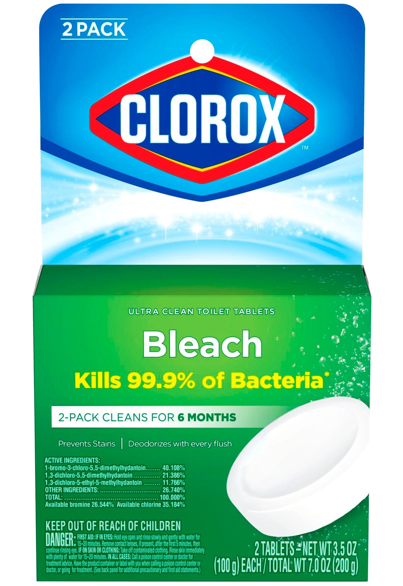 Image for Clorox Automatic Toilet Bowl Cleaner, Case of 6 from School Specialty