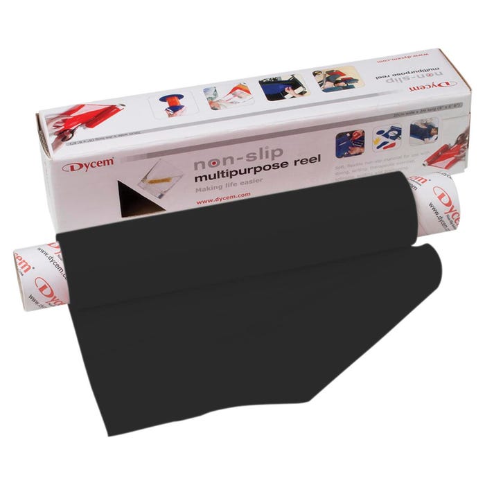 Dycem Non-Slip Material Roll, 16 Inches x 6-1/2 Feet, Black