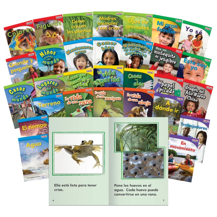 Teacher Created Materials TIME FOR KIDS Informational Text Readers Grade 1, Set of 30, Spanish