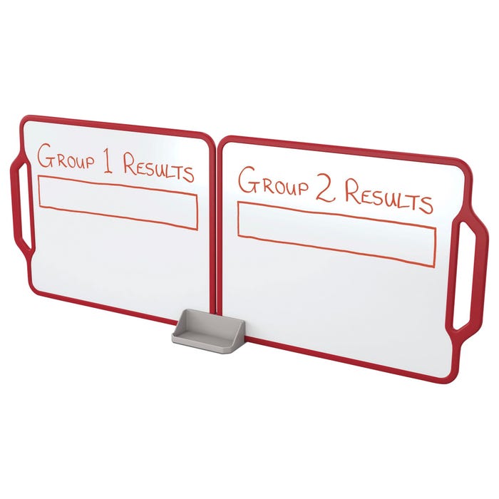 Classroom Select Portable Markerboard Double Docking Channel and Marker Tray, Slate