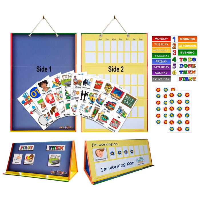 SchKIDules Education Bundle Visual Schedule System