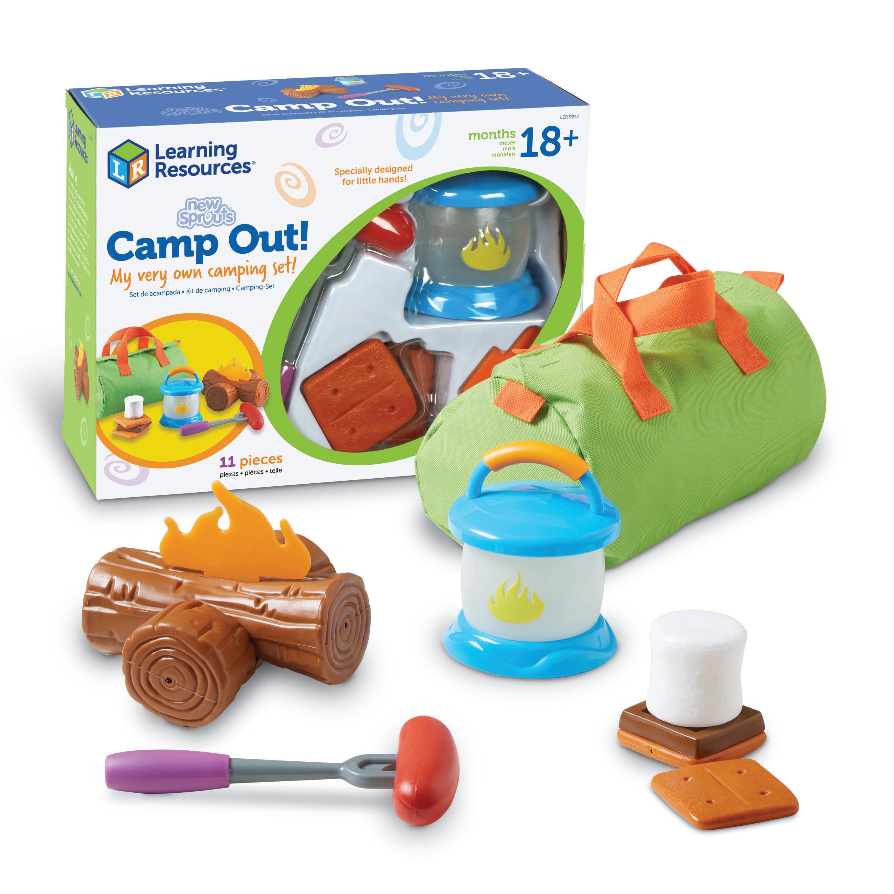 Learning Resources New Sprouts Camp Out! Set, 10 Pieces 1499071