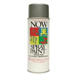 Now Fast Dry Lead-Free Spray Enamel, 9 oz Can, Flat Black 1318491